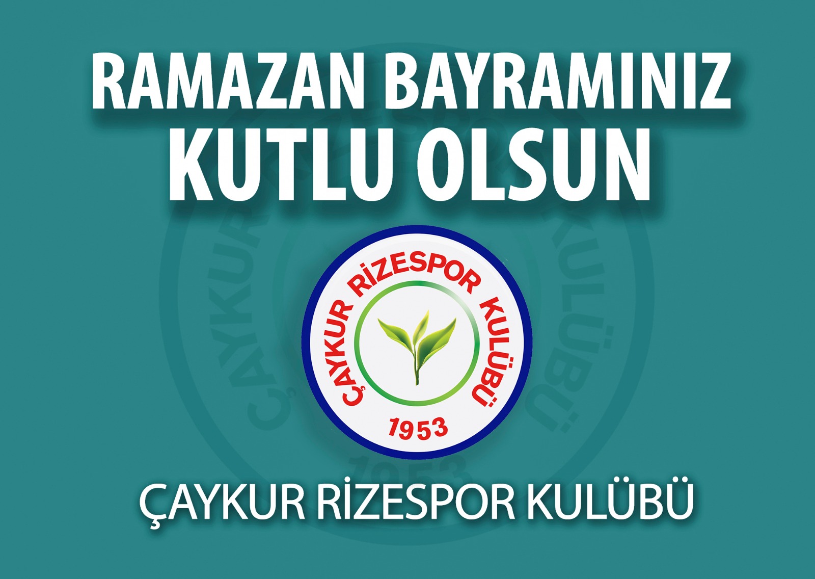 RAMAZAN BAYRAMINIZ KUTLU OLSUN