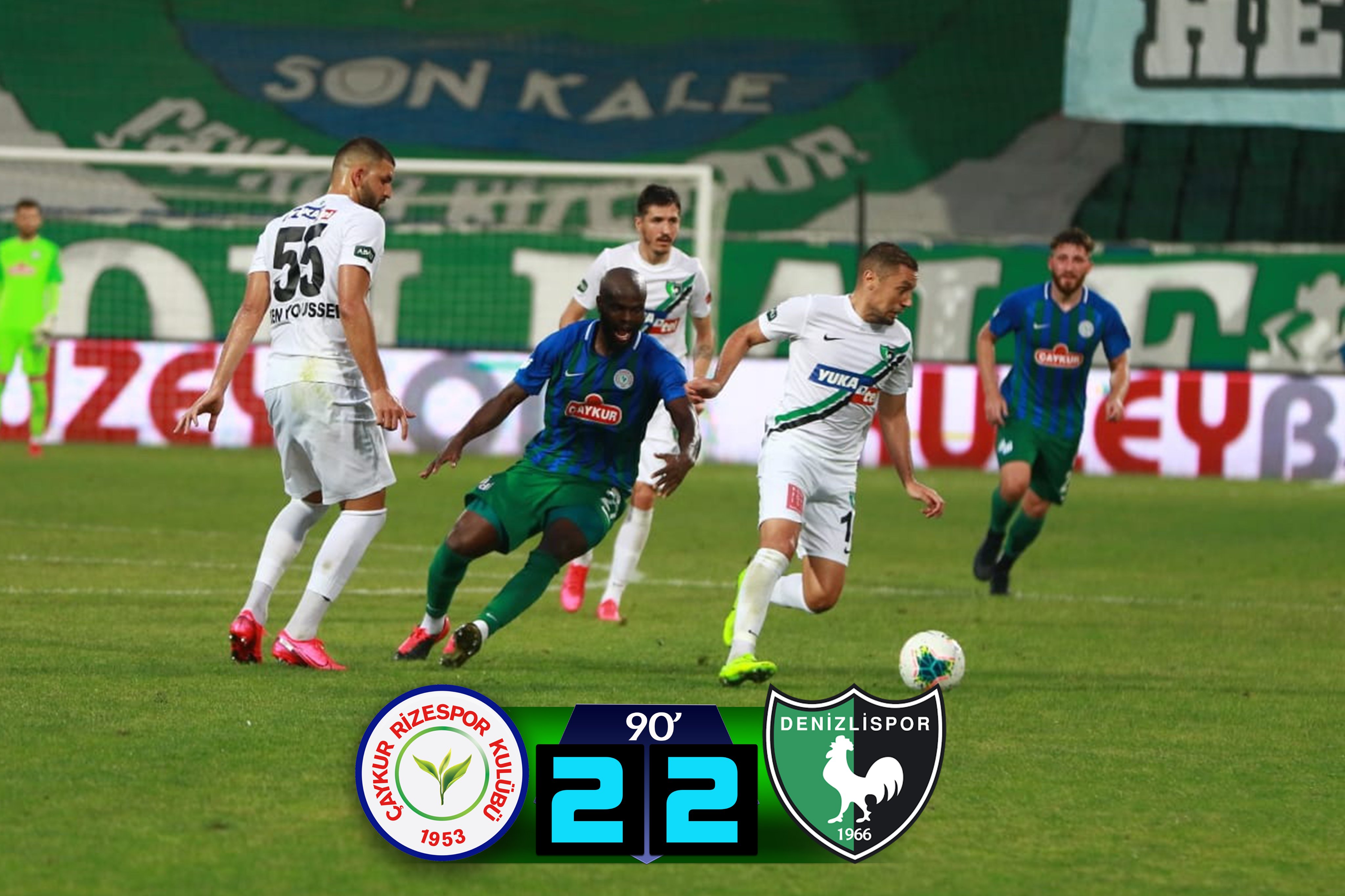 ÇAYKUR RİZESPOR 2-2 Y. DENİZLİSPOR