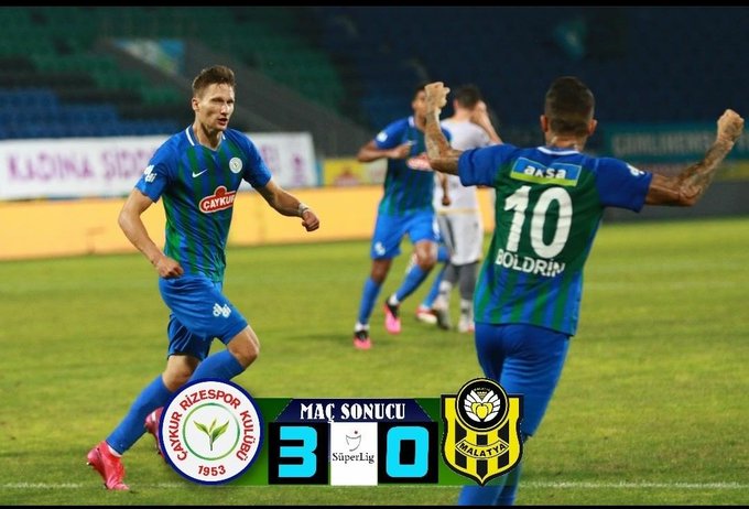 ÇAYKUR RİZESPOR 3-0 YENİ MALATYASPOR