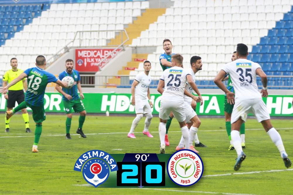 KASIMPAŞA 2-0 ÇAYKUR RİZESPOR