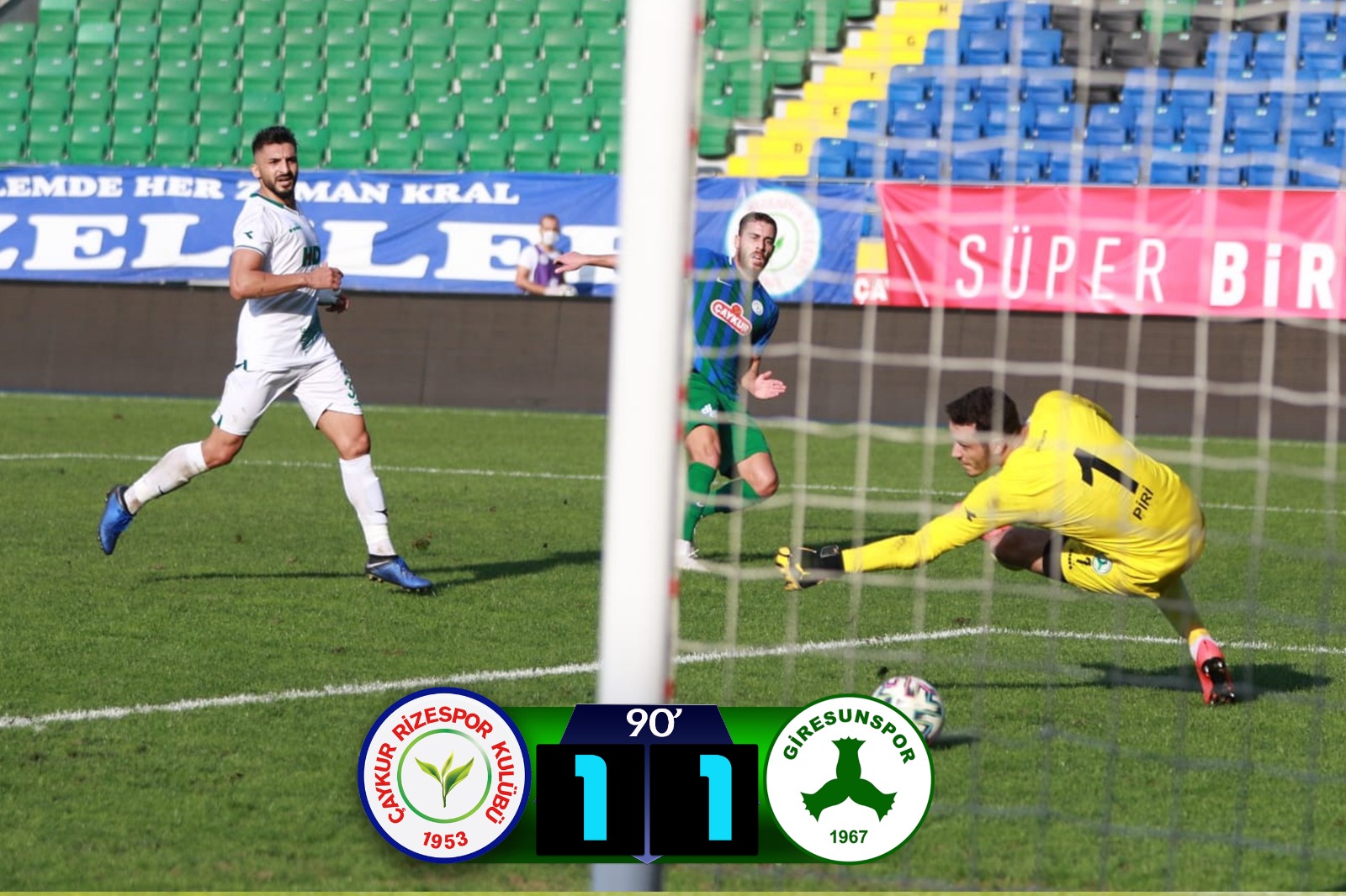 ÇAYKUR RİZESPOR 1-1 GİRESUNSPOR