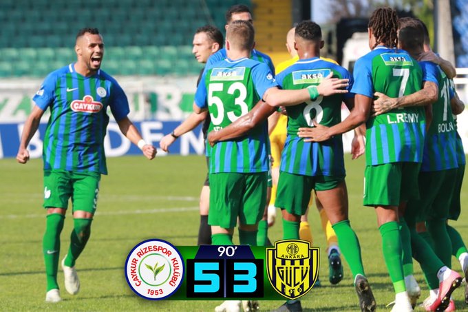 ÇAYKUR RİZESPOR 5-3 MKE ANKARAGÜCÜ