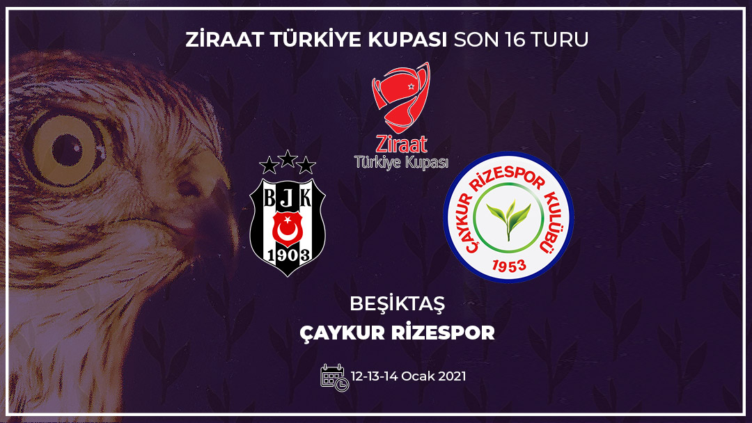 Ziraat Türkiye Kupası'nda Rakibimiz Beşiktaş
