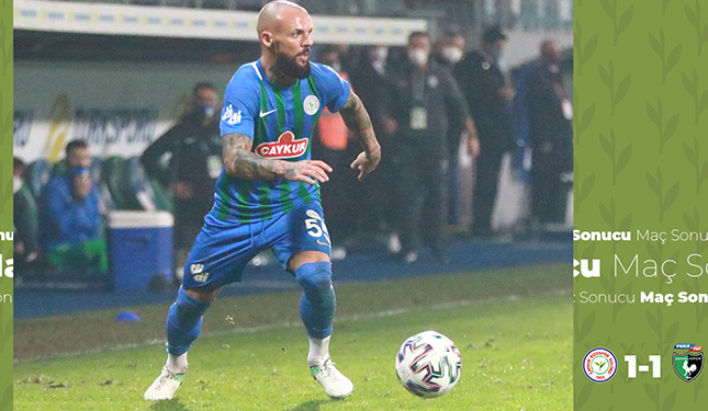 ÇAYKUR RİZESPOR 1-1 Y. DENİZLİSPOR