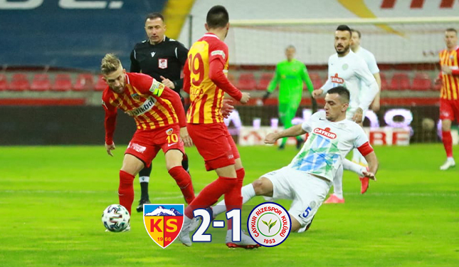 HES KABLO KAYSERİSPOR 2-1 ÇAYKUR RİZESPOR