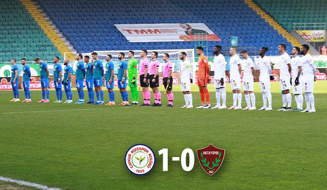 ÇAYKUR RİZESPOR 1-0 ATAKAŞ HATAYSPOR