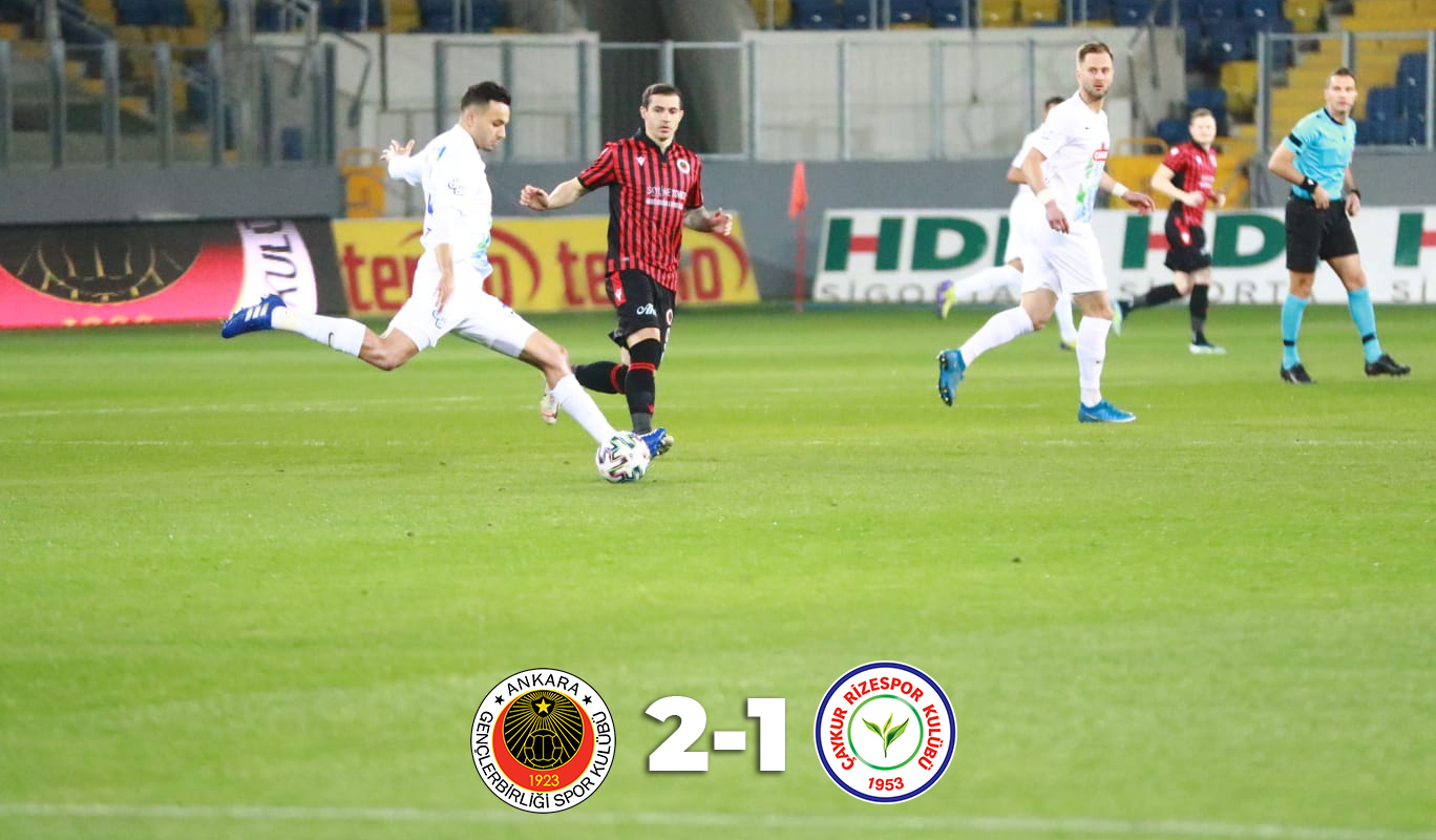 GENÇLERBİRLİĞİ 2:1 ÇAYKUR RİZESPOR