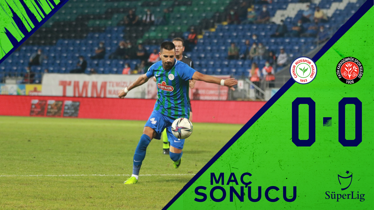 Çaykur Rizespor 0:0 VavaCars Fatih Karagümrük