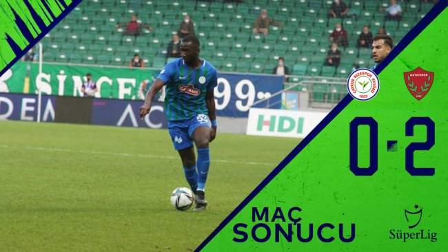 Çaykur Rizespor 0-2 Atakaş Hatayspor