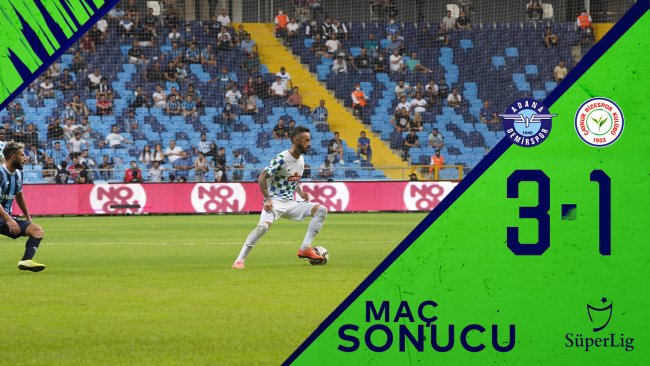 Adana Demirspor 3:1 Çaykur Rizespor