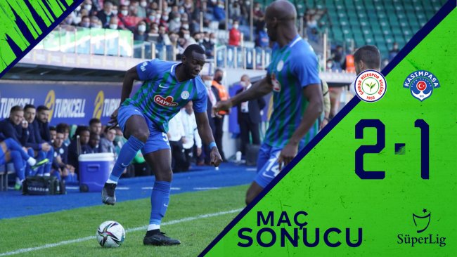 Çaykur Rizespor 2:1 Kasımpaşa