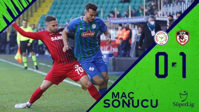 Çaykur Rizespor 0:1 Gaziantep FK