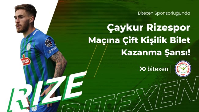 Çaykur Rizespor-Beşiktaş Maçına Çift Kişilik Çekiliş Katılım Koşulları
