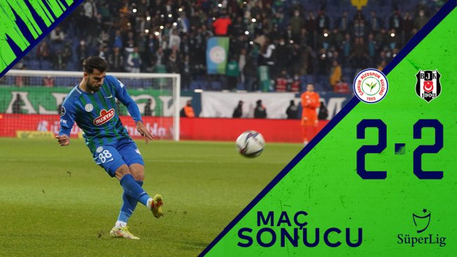 Çaykur Rizespor 2:2 Beşiktaş