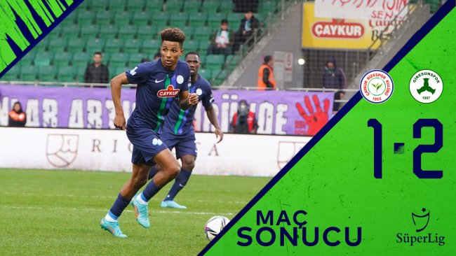 Çaykur Rizespor 1:2 GZT Giresunspor
