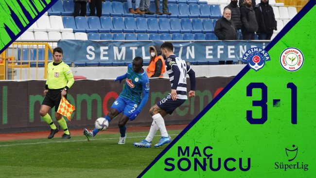 Kasımpaşa 3:1 Çaykur Rizespor