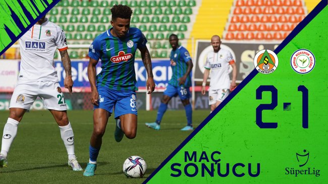 Aytemiz Alanyaspor 2:1 Çaykur Rizespor