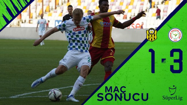 Öznur Kablo Yeni Malatyaspor 1:3 Çaykur Rizespor