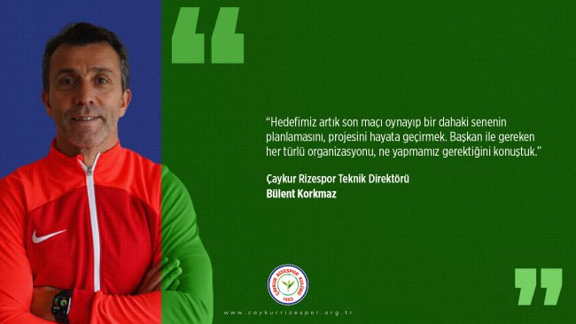 Teknik Direktörümüz Bülent Korkmaz'dan Maç Sonu Açıklaması
