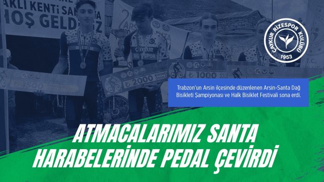 Atmacalarımız Santa Harabelerinde Pedal Çevirdi