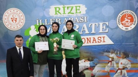 İLLER ARASI KARATE ŞAMPİYONASINDA ÇAYKUR RİZESPOR RÜZGARI