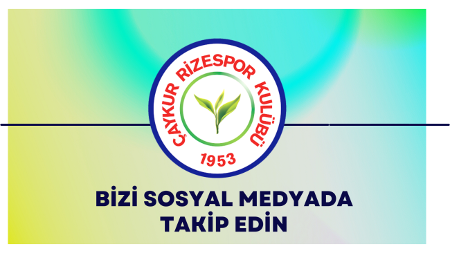 Çaykur Rizespor Amatör Dallar Sosyal Medya Hesaplarımız