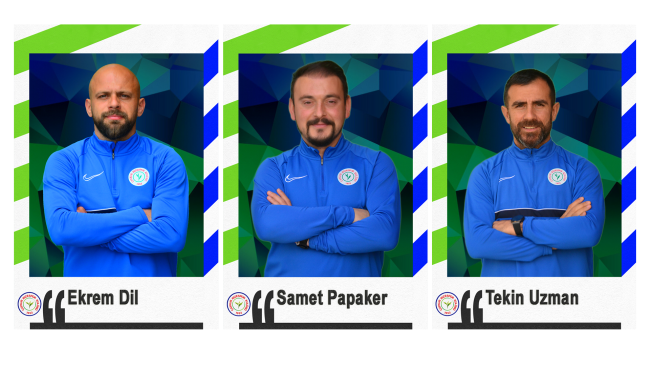 Ekrem DİL, Samet PAPAKER ve Tekin UZMAN Rize İl Özel İdare Spor'da!