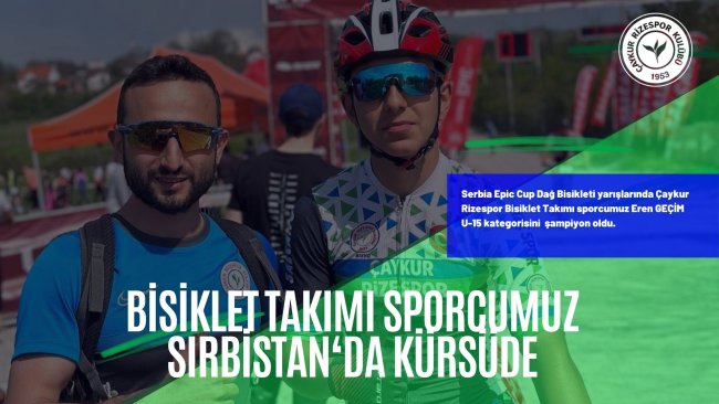 Çaykur Rizespor Bisiklet Takımından Uluslararası Başarı