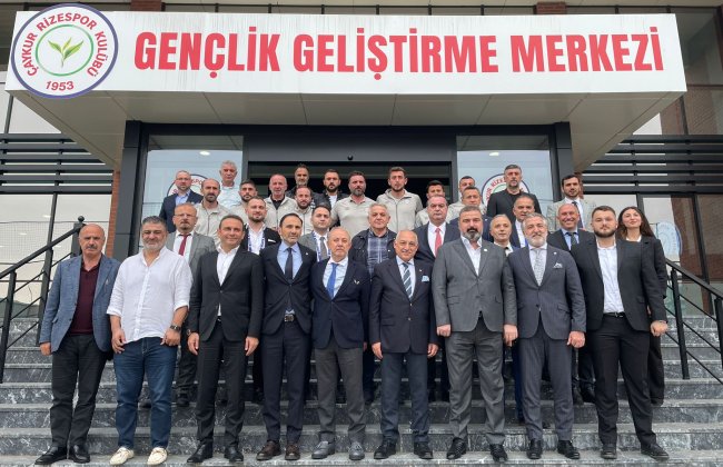 TFF BAŞKANI BÜYÜKEKŞİ GENÇLİK GELİŞTİRME MERKEZİNİ ZİYARET ETTİ