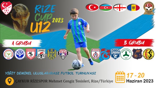 ULUSLARARASI U12 RİZE CUP HEYECANI BAŞLIYOR