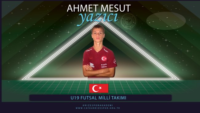 Genç Atmaca Ahmet Mesut Yazıcı; Türkiye U19 Futsal Takımına Davet Edildi