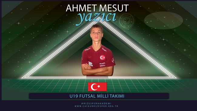 Genç Atmaca Ahmet Mesut Yazıcı; Türkiye U19 Futsal Takımına Davet Edildi
