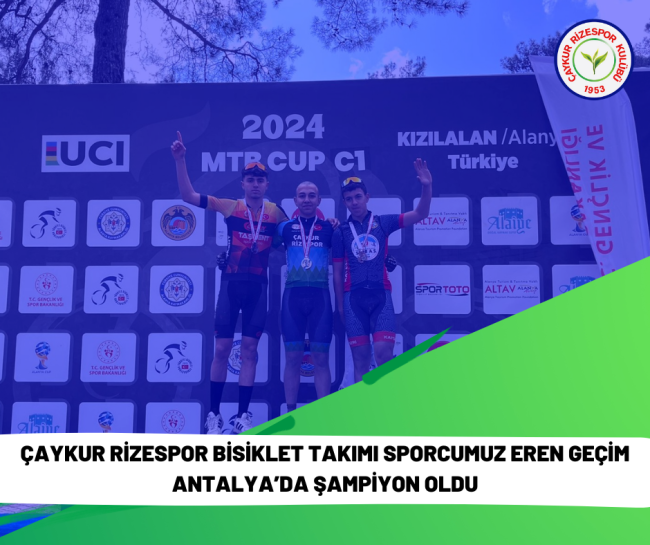 Eren Geçim Antalya’da Pedal Çevirdi