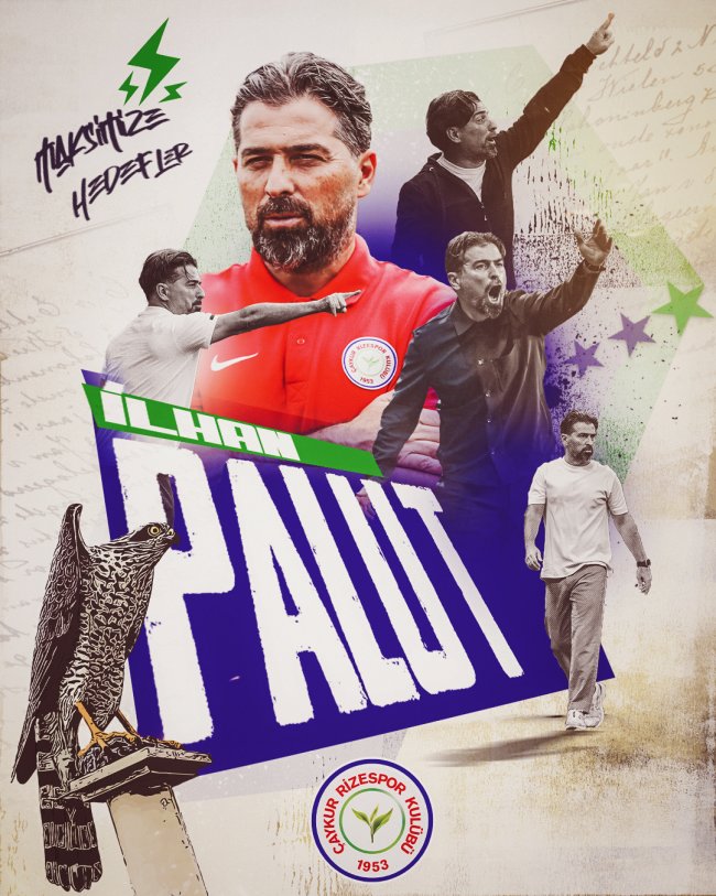 Çaykur Rizespor’umuz, İlhan Palut ile 1 yıllık anlaşma imzalamıştır.