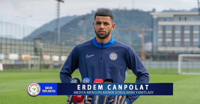 Erdem Canpolat, basın toplantısında medya mensuplarının sorularını yanıtladı.