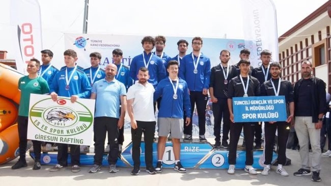 Rafting Takımımız Milli Takım Seçme Yarışlarında Şampiyon Oldu
