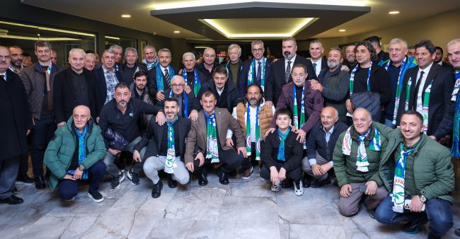 ÇAYKUR RİZESPOR’UMUZ RİZE’DE TEK YÜREK OLDU