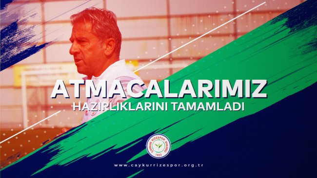 Atmacalarımız, GZT Giresunspor Maçı Hazırlıklarını Tamamladı