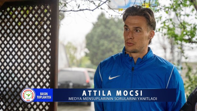 Oyuncumuz Attila Mocsi, düzenlenen basın toplantısında medya mensuplarının sorularını yanıtladı.