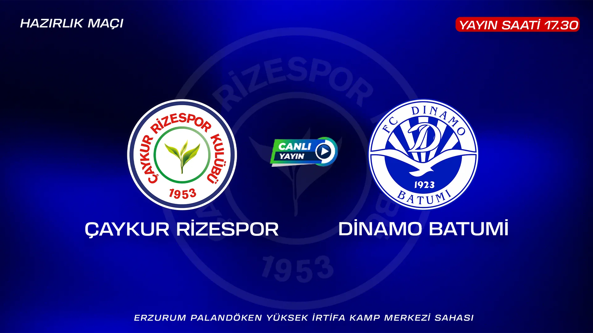 Çaykur Rizespor 3-0 Dinamo Batumi (Hazırlık Maçı)